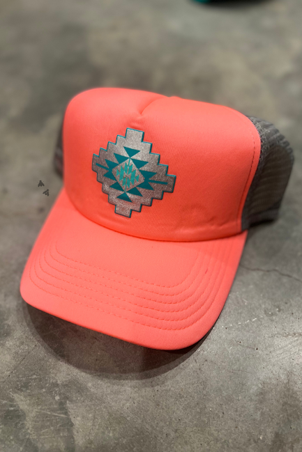 2 Fly Co. Hard Head *Pop Aztec Coral Cap