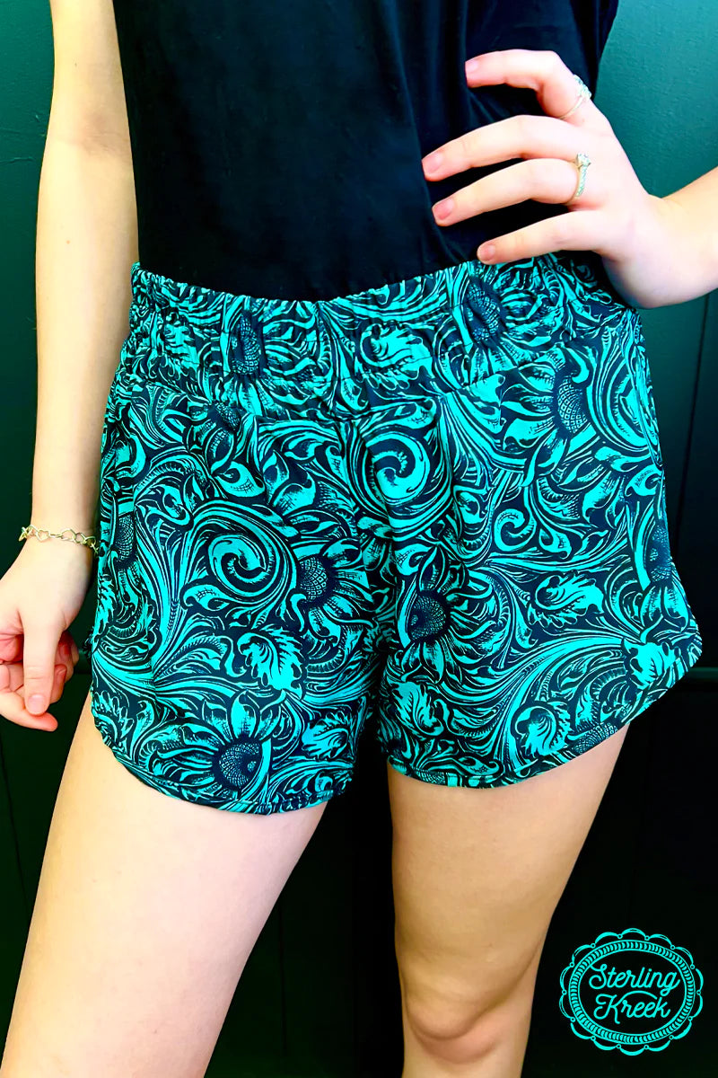 Sterling Kreek Sheridan Shorts Turquoise