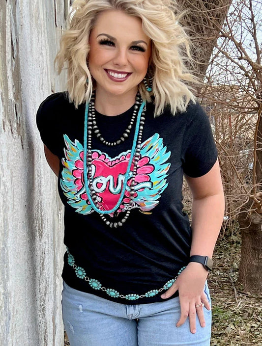 Callie Ann Stelter Love Heart Tee