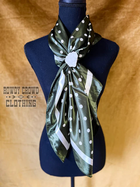 Rowdy Crowd Speckled Olive Wild Rag