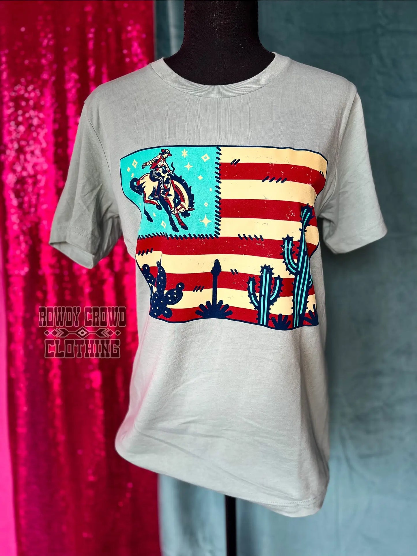 Rowdy Crowd Star Spangled Tee